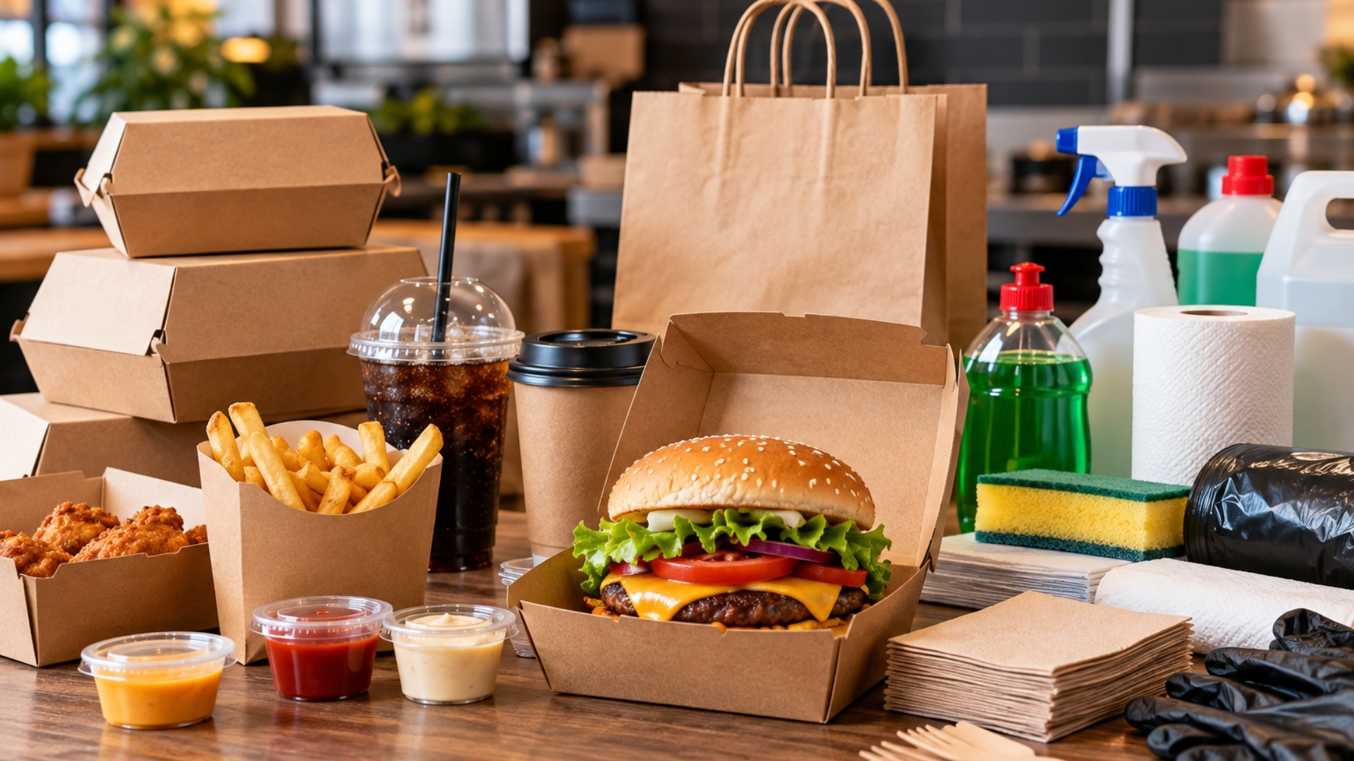 Milyen csomagolásokra van szüksége egy hamburgeres street food étteremnek?